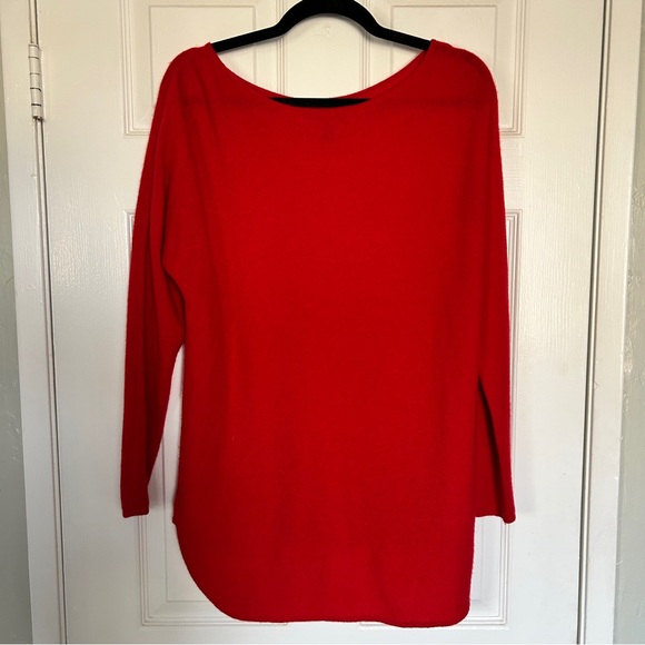 Charter Club Sweaters - Charter Club Red Cashmere Boat Neck Swester, S